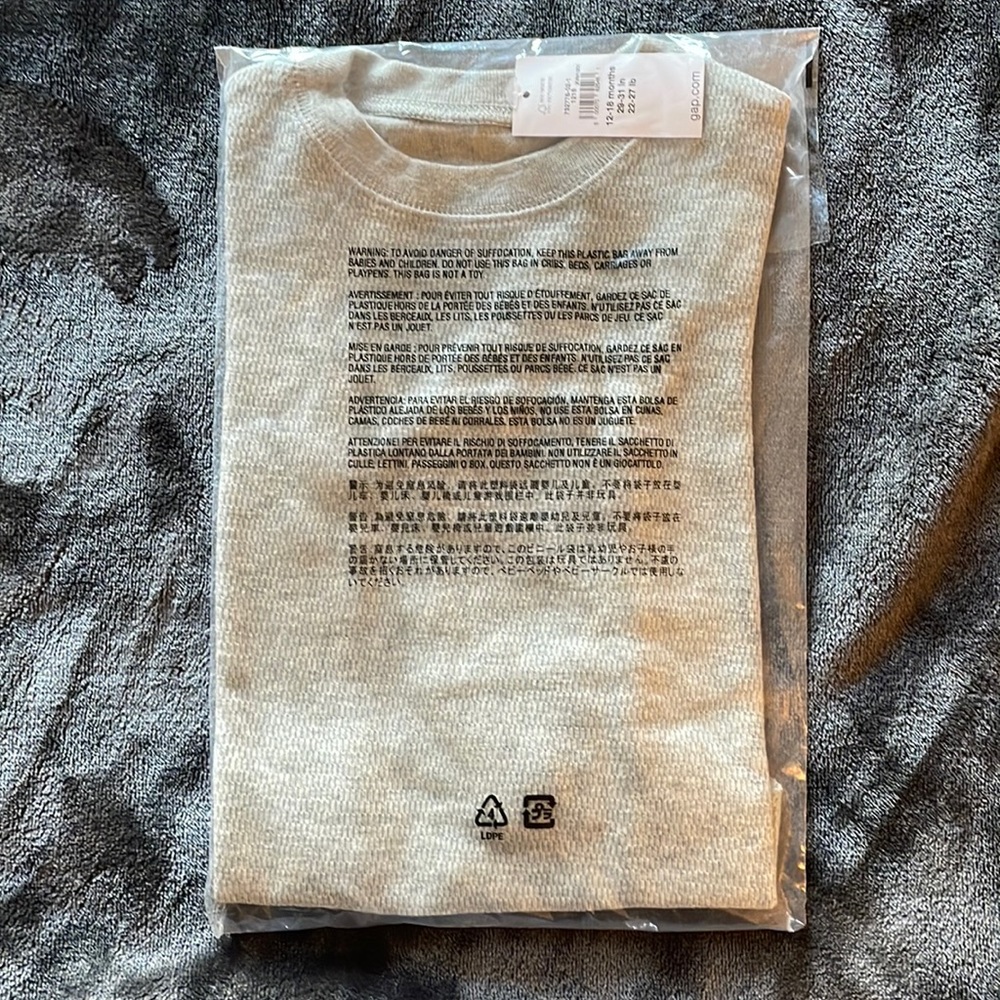 Gap Toddler Texture Long Sleeve